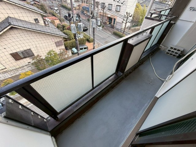 フリーデ北風呂のバルコニー