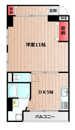コーポ寿の間取り