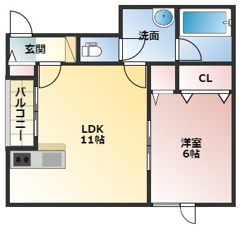 はまなすⅡの間取り