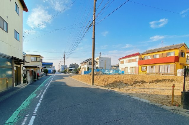 半田市花園町6丁目の前面道路含む現地写真