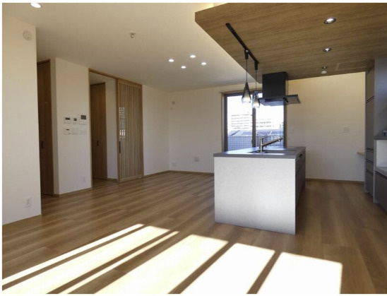 ソレイユ大原の居間・リビング