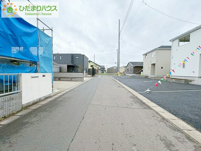ひたちなか市平磯遠原町第2　新築戸建　1号棟の前面道路含む現地写真|閑静な住宅地で叶える穏やかな新生活☆彡