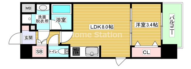 【間取り】 | ジオエント福島野田レジデンス