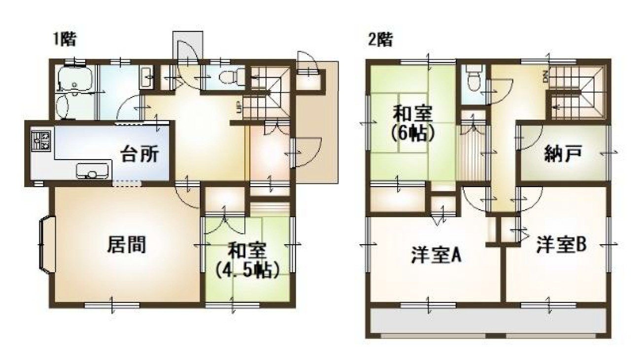 【中古戸建】前橋市城東町4丁目の間取り|■間取り図｜敷地面積：130.00（約39.32坪）　建物面積：110.29（約33.36坪）