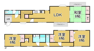 光ヶ丘2丁目戸建の間取り