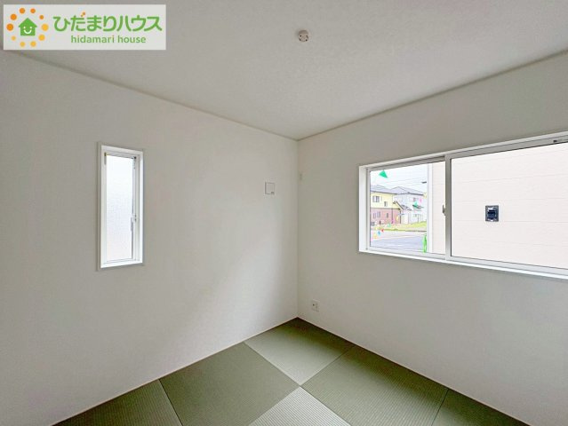 ひたちなか市平磯遠原町第2　新築戸建　2号棟の和室|すぐ横になれる和室は、みんなの憩いの場(*^-^*)