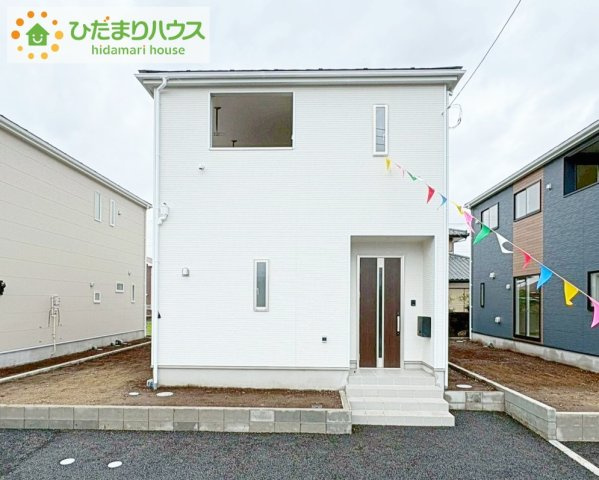ひたちなか市平磯遠原町第2　新築戸建　2号棟の外観|スタイリッシュな外観です(^^)/