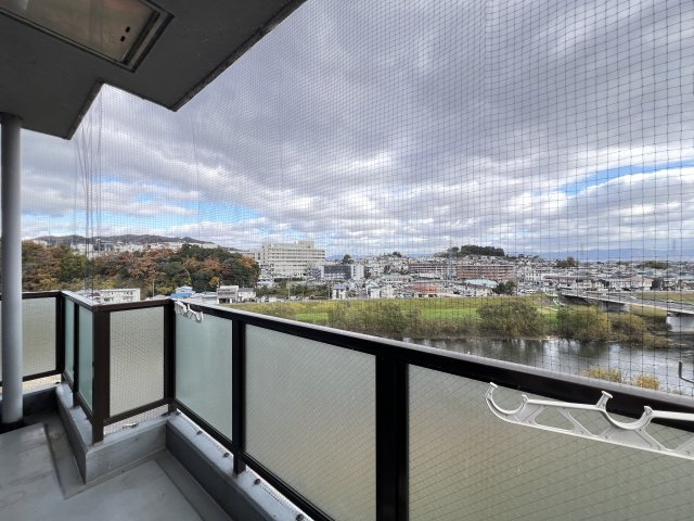 オーキッド王寺のバルコニー