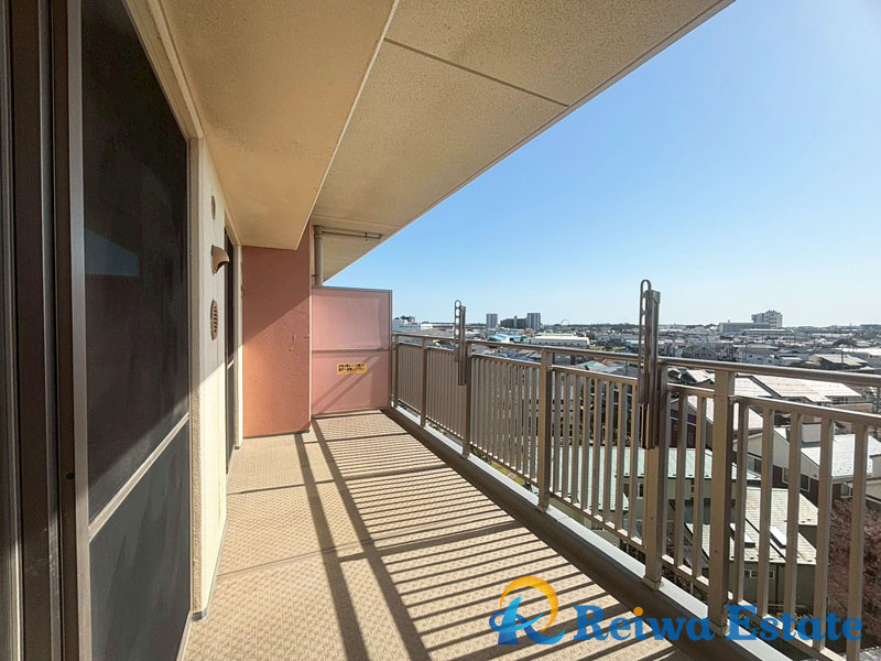 エンゼル茅ヶ崎リバーヴェールのバルコニー