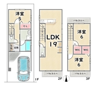 【間取り】 | 中京区西ノ京左馬寮町