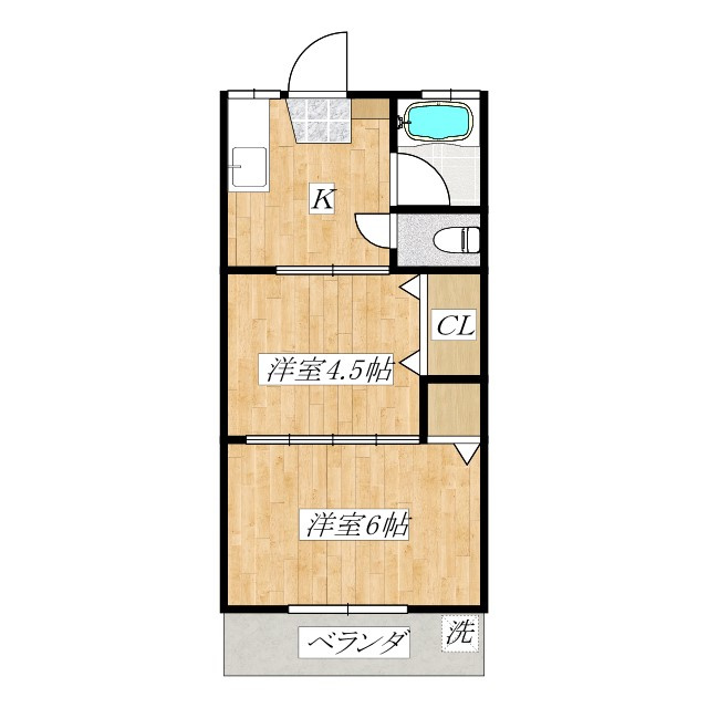 第二ヒルズハウスの間取り|間取りです☆