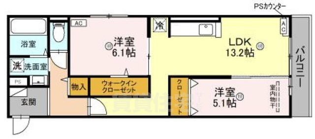 コンフィエ鳴尾の間取り