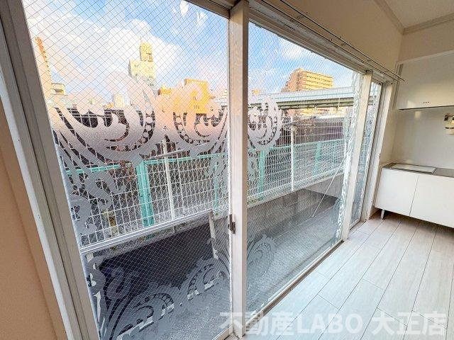 クレアジオーネ中之島西のバルコニー