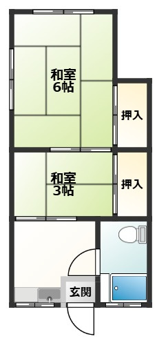【間取り】 | コーポ小野