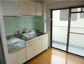 東芦屋マンションのキッチン