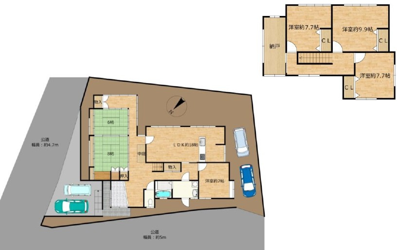 栗東市御園　中古戸建て
