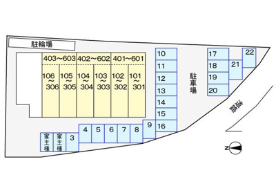 【駐車場】 | 桜並木パークマンション