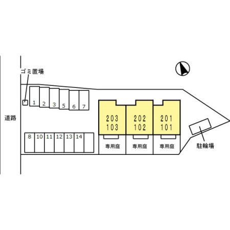 ハウオリ オハナ サコの区画図