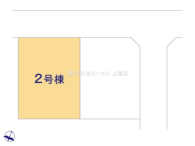 上尾市向山11期　新築戸建　グラファーレ02の区画図