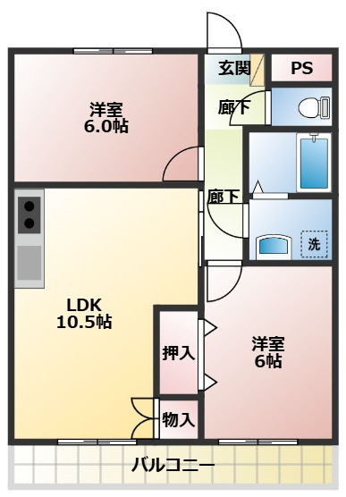 永代マンションの間取り