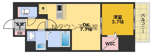 【間取り】 | メイクス上前津Ⅳ | 間取りです