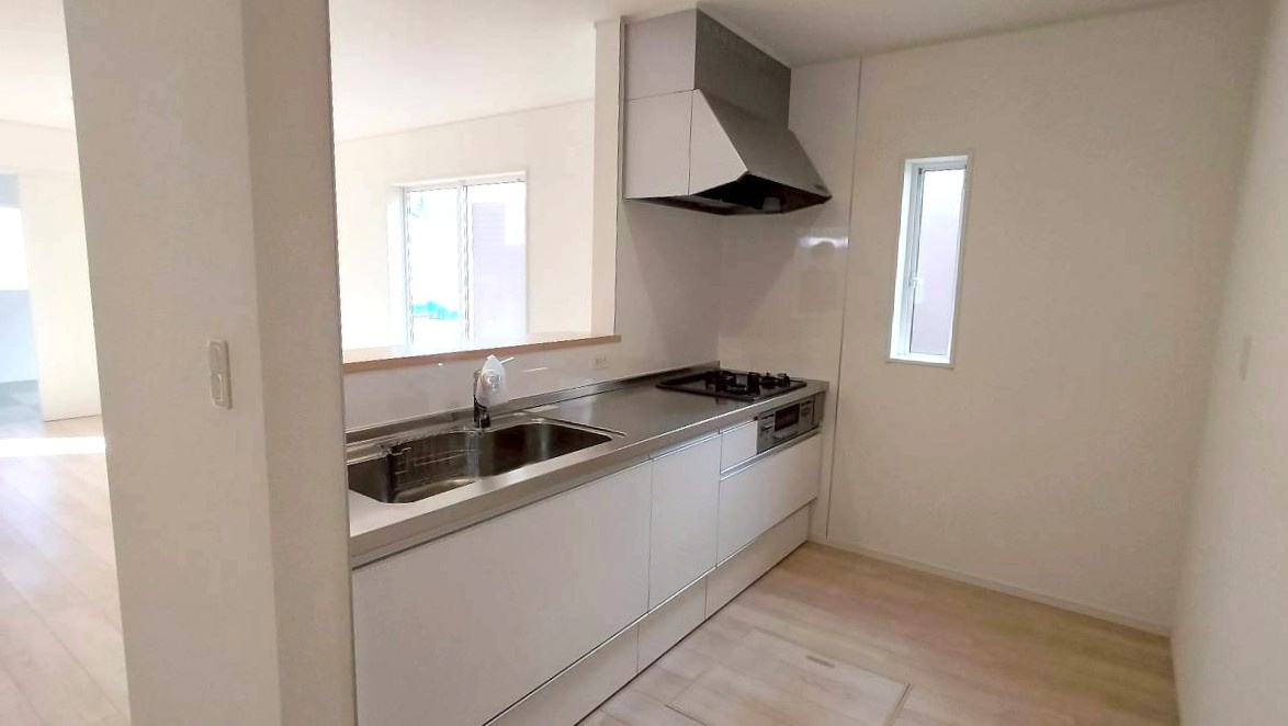 クレイドルガーデン熊本市南区下宮地第3のキッチン|お料理しやすいキッチンです