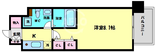 グラマシー京橋（旧エコロジー京橋レジデンス）の間取り|グラマシー京橋　間取り