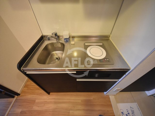 グラマシー京橋（旧エコロジー京橋レジデンス）のキッチン|グラマシー京橋　　1口IHシステムキッチン