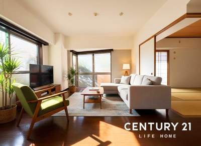 【居間・リビング】 | こちらの居間で趣味の時間をお楽しみください(家具CGイメージ)