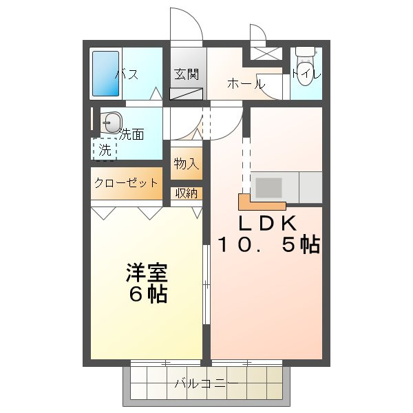 メソン・ド・ベルＢ棟の間取り