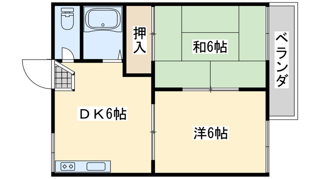 【間取り】 | エステート熊取A棟