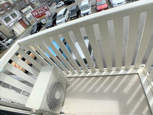 コーポ森のバルコニー