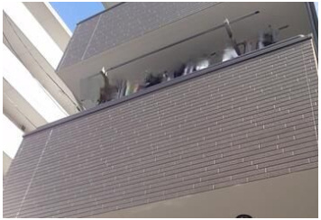 猿江一丁目戸建住宅のバルコニー