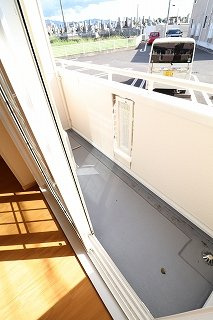 ガーデンコート　Ｃのバルコニー