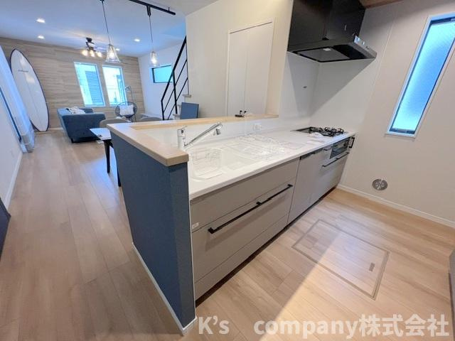 茅ヶ崎市柳島海岸　新築戸建　7号棟のキッチン|モデルハウス6号棟の施工例◇
外観写真◇