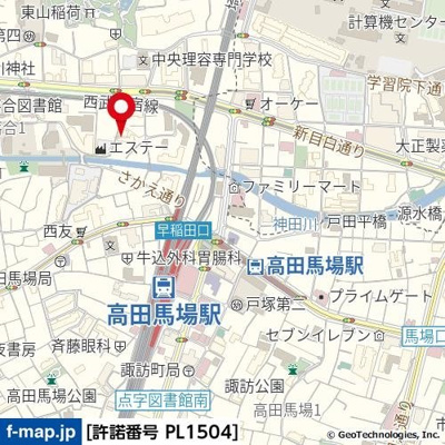 【地図】 | ハイシティ高田馬場