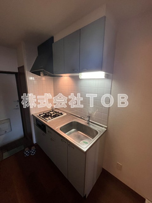 【キッチン】 | 大木ロイヤルマンション | 2口ガスキッチン