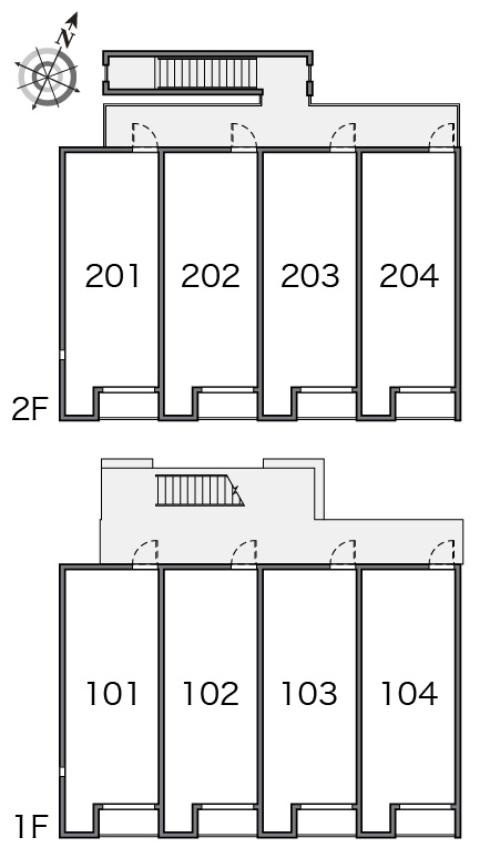 レオネクスト新柏セブンの区画図|画像3
