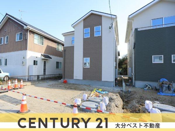 大字佐野1期1号棟の外観|工事中現地写真（2025年12月撮影）