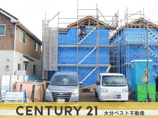 大字佐野1期1号棟の前面道路含む現地写真|前面道路含む現地(2025年12月撮影)