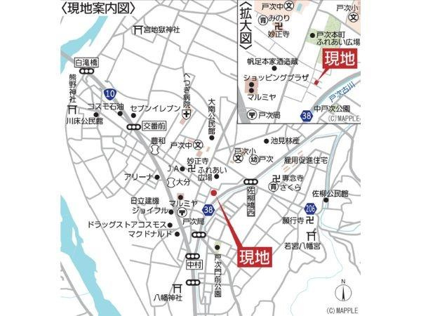 中戸次第3-1号棟のその他|現地案内図です。