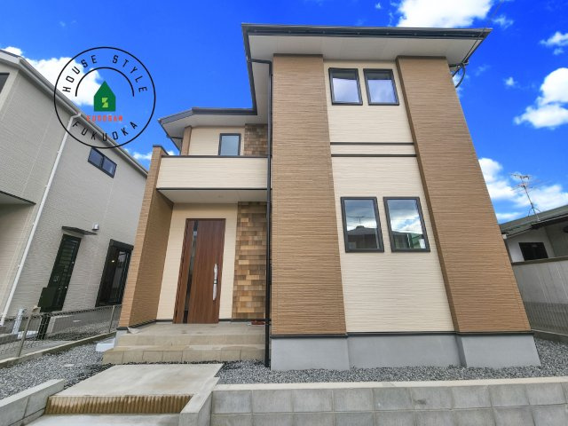 大野城市南ヶ丘5丁目第5-2棟（2号棟）の外観|デザイン性のある外観です。