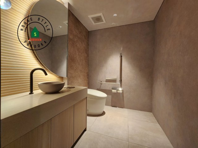 グランドメゾン福岡The Central Luxeのその他|1F共用スペーストイレ