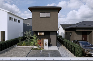 【完成予想図】 | 城陽市寺田深谷2区画B号地　売土地　建築条件付き | 弊社標準仕様（アトリエスタイルハウス仕様）では、耐震等級3相当が標準です。間取りにもよりますので、設計士に確認しながら、ご希望の間取りとの兼ね合いで考えていきましょう。