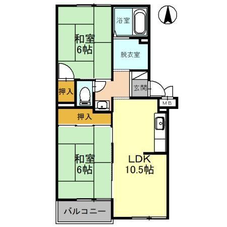 メゾンヴィオラの間取り