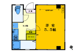 ２面採光