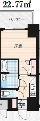 【間取り】 | レオンコンフォート神戸駅前