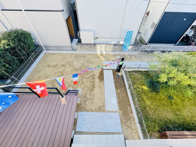 流山市南流山７丁目新築戸建（南流山７期の展望|バルコニーより南側眺望・南側庭スペースにつき日当たり良好♪