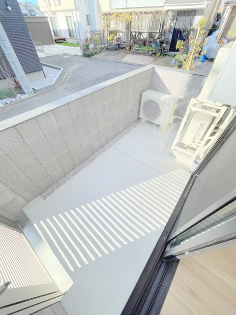 グランテージ　西棟のバルコニー