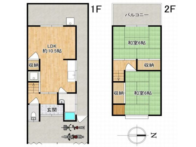 【間取り】 | 山科区小野荘司町　中古戸建